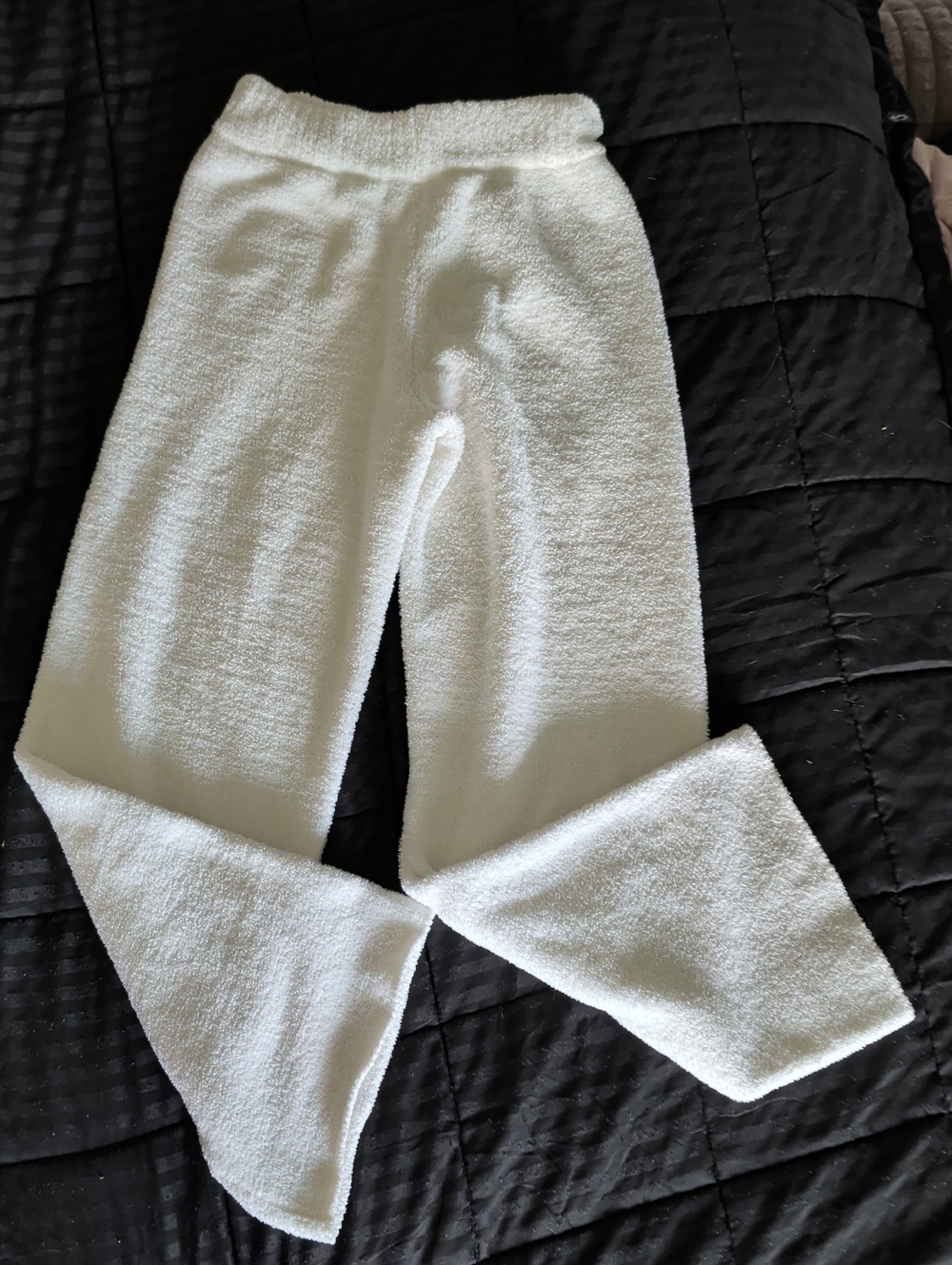 UGG Women's White Terry Fleece Straight Leg Pants
